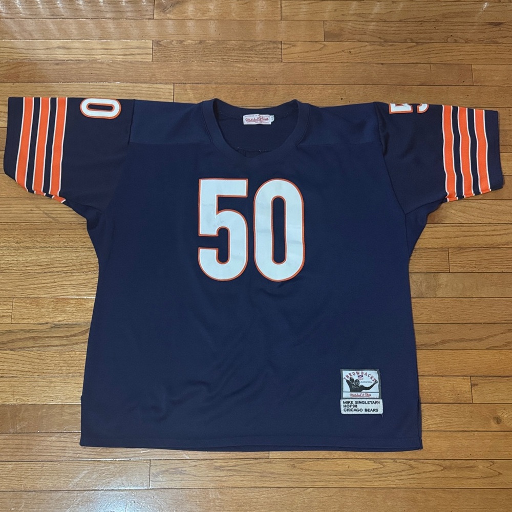 Singletary Mitchell & Ness Throwback Bears Jersey - image 1